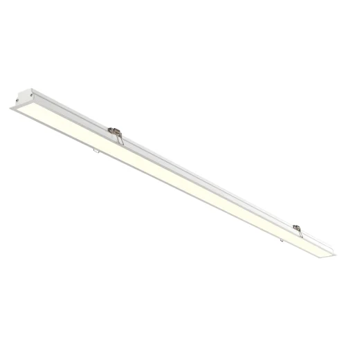 Светильник потолочный LED встраиваемый Iter 358820 Novotech белый 1 лампа, основание белое в стиле минимализм современный линейный фото 3
