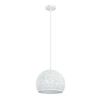 Светильник подвесной Celesta A7058SP-1WH Arte Lamp белый на 1 лампу, основание белое в стиле лофт современный 
