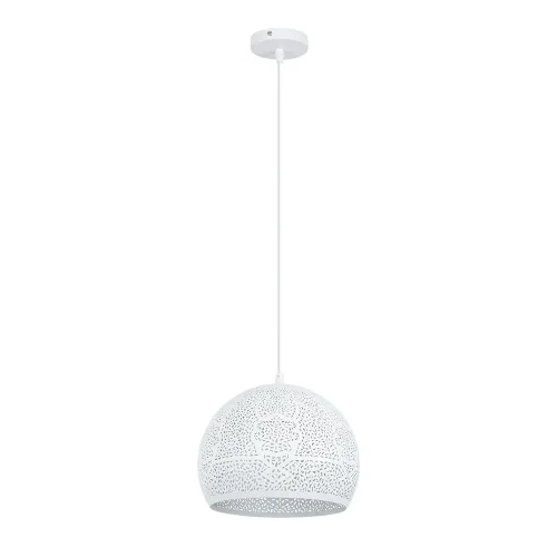 Светильник подвесной Celesta A7058SP-1WH Arte Lamp белый на 1 лампу, основание белое в стиле лофт современный 