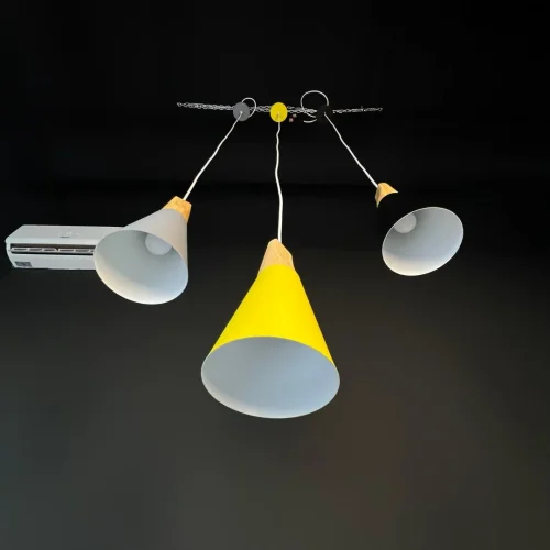 Светильник подвесной XD-A Yellow 178206-26 ImperiumLoft жёлтый 1 лампа, основание жёлтое в стиле скандинавский  фото 8