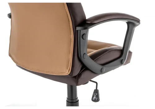 Компьютерное кресло Gamer коричневое 11378 Woodville, коричневый/искусственная кожа, ножки/пластик/чёрный, размеры - *1170***620*700 фото 7