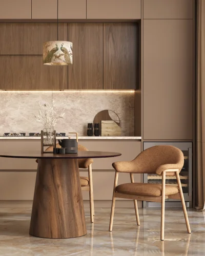 Стул обеденный Tavu с деревянными ножками, терракотовый УТ000041728 Stool Group, /, ножки//, размеры - ***** фото 11