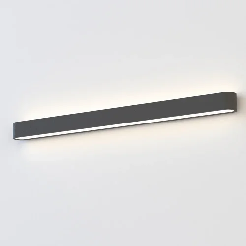 Бра Soft Софт Валл 90x6 (Soft Wall Led 90x6) 7534-NW Nowodvorski белый на 1 лампу, основание графит в стиле современный фото 2