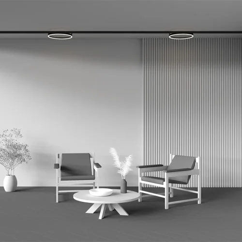 Трековый светильник Rim Exility 3000K 24Вт 120° TR227-2-24W3K-B Maytoni чёрный для шинопроводов серии Magnetic track system Exility чёрный фото 6