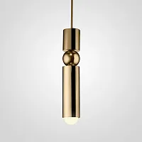 Светильник подвесной Fulcrum by Lee Broom Brass 106232-22 ImperiumLoft золотой 1 лампа, основание золотое в стиле арт-деко современный 