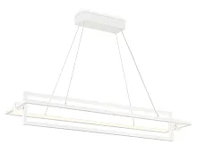 Светильник подвесной LED FL5735 Ambrella light белый 1 лампа, основание белое в стиле модерн хай-тек 