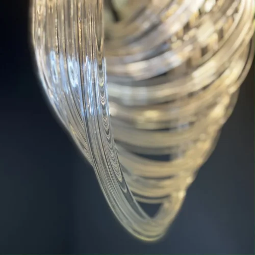 Светильник подвесной Murano 123372-22 ImperiumLoft прозрачный на 3 лампы, основание чёрное в стиле современный арт-деко фото 3 Светильник подвесной Murano 123372-22 ImperiumLoft прозрачный на 3 лампы, основание чёрное в стиле современный арт-деко фото 3