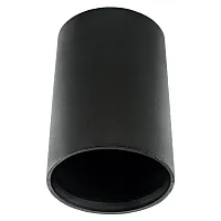 Светильник накладной Ottico 214417 Lightstar чёрный 1 лампа, основание чёрное в стиле хай-тек круглый