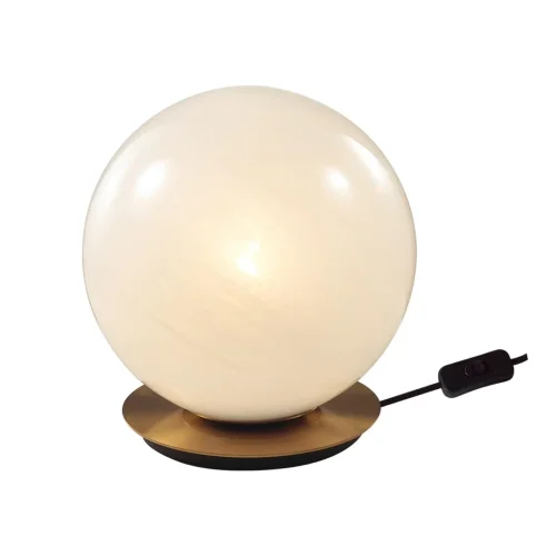 Настольная лампа Magia 7109/1TL Odeon Light белая на 1 лампу, основание белое металл в стиле хай-тек шар фото 4 Настольная лампа Magia 7109/1TL Odeon Light белая на 1 лампу, основание белое металл в стиле хай-тек шар фото 4