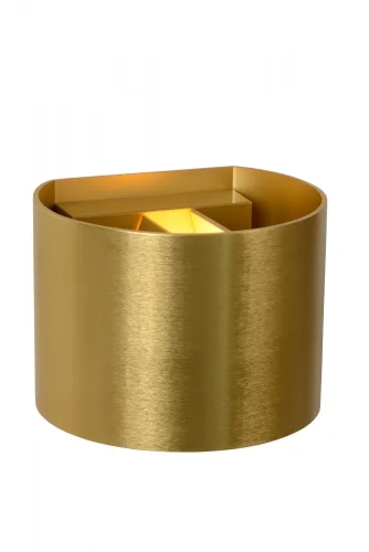 Бра Xio 09218/04/02 Lucide матовый золото на 1 лампа, основание матовое золото в стиле современный 