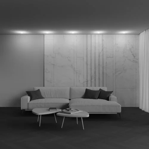 Светильник точечный LED Nude DL065-12W3K-W Maytoni белый на 1 лампу, основание белое в стиле современный хай-тек круглый фото 7