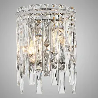 Бра ABRIL AP2 Crystal Lux прозрачный 2 лампы, основание хром в стиле классический современный 