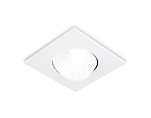Светильник точечный LED S490 W Ambrella light белый 1 лампа, основание белое в стиле хай-тек современный 