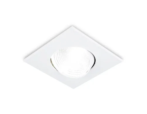 Светильник точечный LED S490 W Ambrella light белый на 1 лампу, основание белое в стиле хай-тек современный 