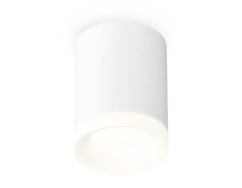 Светильник накладной Techno spot XS7421024 Ambrella light белый 1 лампа, основание белое в стиле современный хай-тек круглый