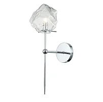 Бра Stella MR2320-1W MyFar прозрачный на 1 лампу, основание хром в стиле современный 