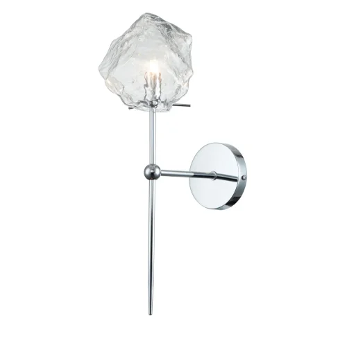 Бра Stella MR2320-1W MyFar прозрачный на 1 лампу, основание хром в стиле современный 