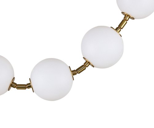 Светильник подвесной ЛЕД Мони 07627-10L,20(3000K) Kink Light белый на 1 лампу, основание бронзовое в стиле современный шар фото 2