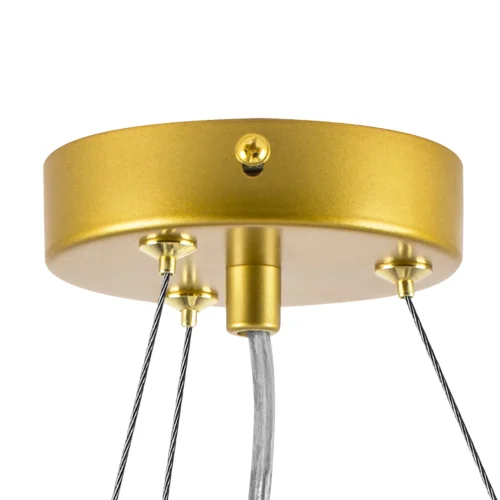 Люстра подвесная Globo 799063 Lightstar белая на 6 ламп, основание латунь в стиле современный шар фото 4 Люстра подвесная Globo 799063 Lightstar белая на 6 ламп, основание латунь в стиле современный шар фото 4