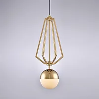 Светильник подвесной Magic Circus D23 133230-22 ImperiumLoft белый 1 лампа, основание золотое в стиле скандинавский 