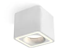Светильник накладной Techno Spot XS XS7805020 Ambrella light белый 1 лампа, основание белое в стиле хай-тек современный квадратный