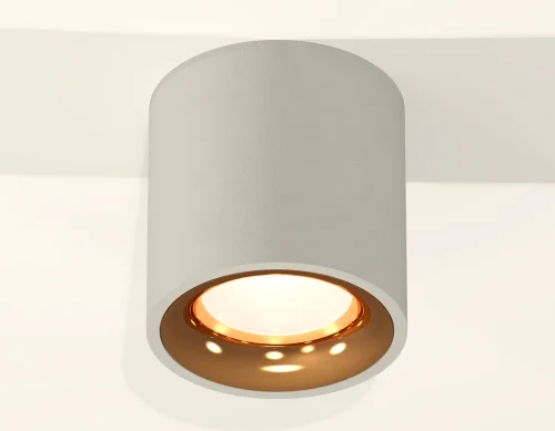 Светильник накладной Techno spot XS7533024 Ambrella light серый 1 лампа, основание серое в стиле хай-тек современный круглый фото 2
