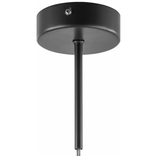 Светильник подвесной GIRA ONE L1 Black 208549-23 ImperiumLoft белый 1 лампа, основание чёрное в стиле современный  фото 7