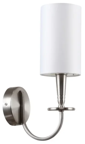 Бра Flokky 1044/11/01W Stilfort белый на 1 лампа, основание никель в стиле классический 