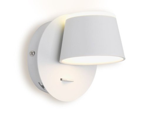 Бра с выключателем LED Sota FW166 Ambrella light белый на 1 лампа, основание белое в стиле хай-тек современный 