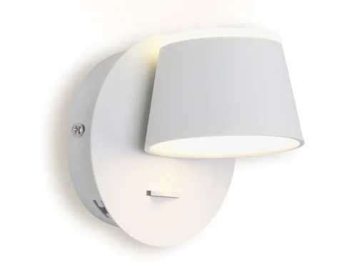 Бра с выключателем LED Sota FW166 Ambrella light белый на 1 лампу, основание белое в стиле хай-тек современный 