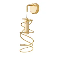 Бра LED Fontes 4554-1W Favourite золотой 1 лампа, основание золотое в стиле современный 