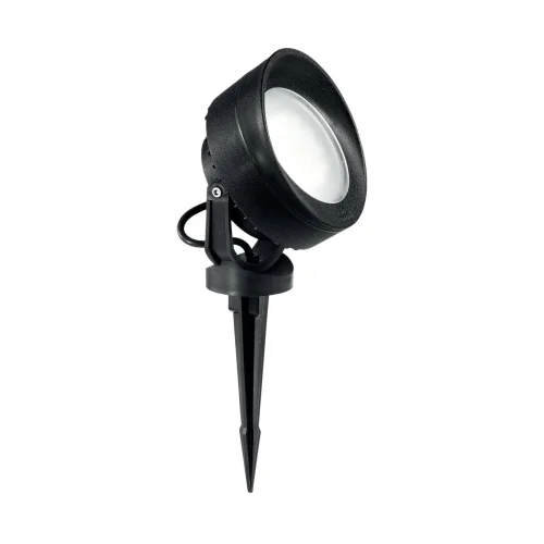 Прожектор TOMMY PR NERO 4000K Ideal Lux уличный IP66 чёрный 1 лампа, плафон чёрный в стиле современный GX53