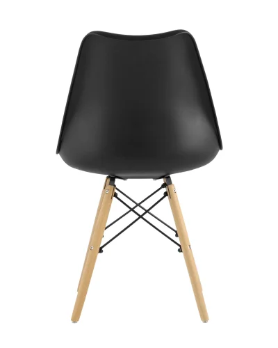 Стул Freames, черный УТ000025482 Stool Group, чёрный/экокожа, ножки/дерево/бежевый, размеры - ****480*430 фото 3