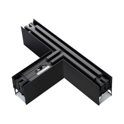 Светильник соединитель «Т» с переключателем цветовой темперетуры Fatto 359611 Novotech чёрный на 1 лампу, основание чёрное в стиле хай-тек современный фото 5