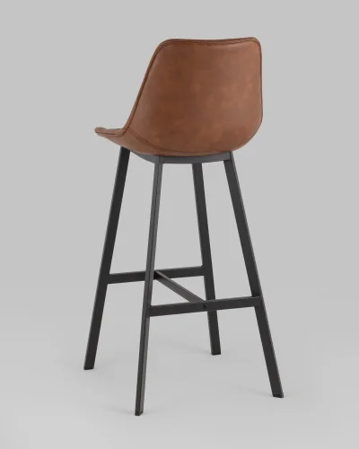 Стул барный TEXAS, экокожа, коричневый УТ000038914 Stool Group, /, ножки//, размеры - *1080***475*490 фото 6