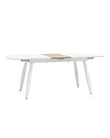 Стол обеденный Чикаго, раскладной, 160-200*90, белый УТ000002135 Stool Group столешница белая из мдф