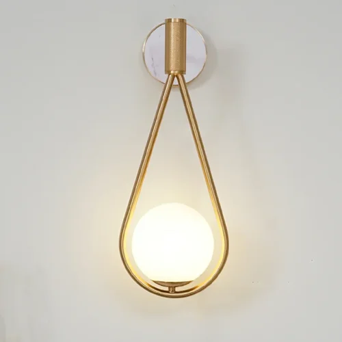 Бра CORDA Wall Lamp 144084-22 ImperiumLoft белый на 1 лампа, основание белое в стиле современный 