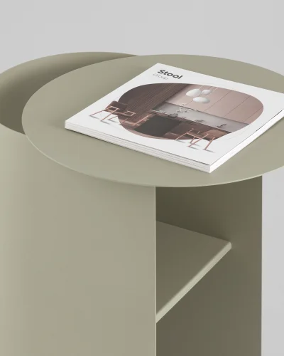 Журнальный столик Floire, металл, оливковый УТ000041881 Stool Group столешница из фото 5