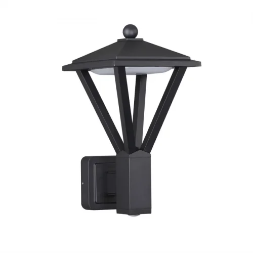 Настенный светильник LED Bearitz 6655/15WL Odeon Light уличный IP54 чёрный 1 лампа, плафон чёрный в стиле современный LED