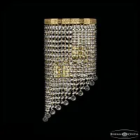 Бра 83401BL/20IV-43 G Balls Bohemia Ivele Crystal прозрачный 4 лампы, основание золотое в стиле современный классический r
