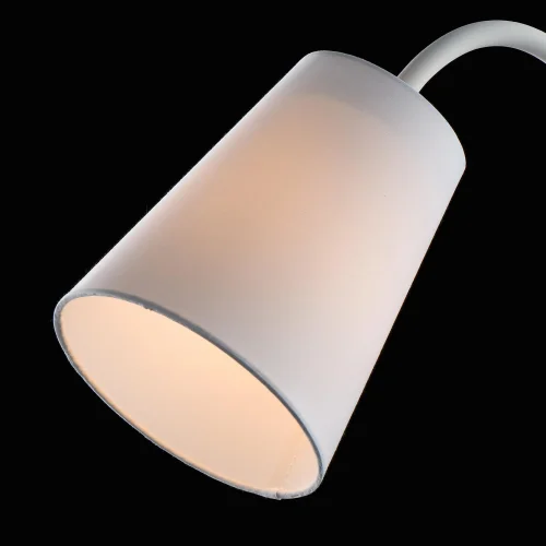 Настольная лампа Комфорт 112030401 DeMarkt белая 1 лампа, основание белое металл в стиле модерн  фото 5