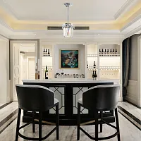 Светильник подвесной Sorrento-8909 378909/1/300/200 CR Arte Milano прозрачный на 1 лампу, основание хром в стиле современный 