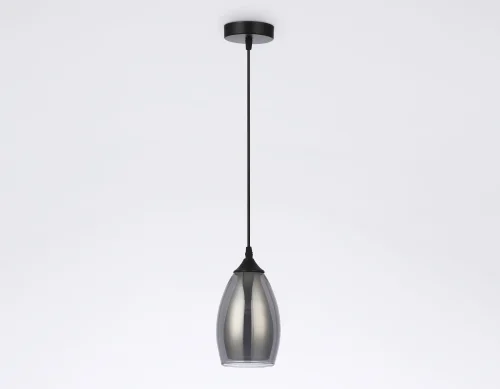 Светильник подвесной TR3535 Ambrella light серый чёрный 1 лампа, основание чёрное в стиле современный  фото 3