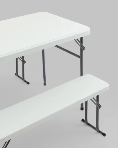 Комплект стола и двух скамеек, белый УТ000036671 Stool Group фото 5