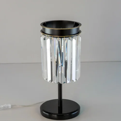Настольная лампа Мартин CL332811 Citilux прозрачная 1 лампа, основание коричневое металл в стиле классический современный лофт  фото 2