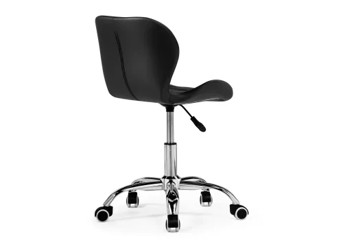 Компьютерное кресло Trizor black 15339 Woodville, чёрный/искусственная кожа, ножки/металл/хром, размеры - *810***530*530 фото 5