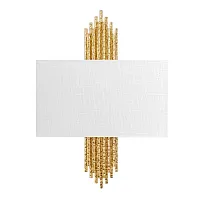 Бра Poema 10458 Gold LOFT IT белый на 2 лампы, основание золотое в стиле современный арт-деко 