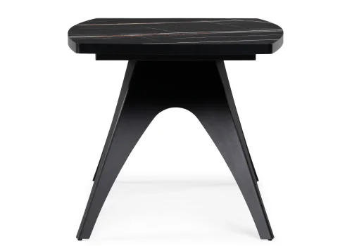 Деревянный стол Лардж 160(205)х90х76 sahara noir / черный 551075 Woodville столешница чёрная из лдсп пластик фото 6