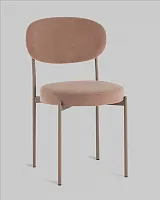 Стул Бриф DD велюр капучино каркас капучино муар УТ000041425 Stool Group, капучино/велюр, ножки/металл/капучино, размеры - *****