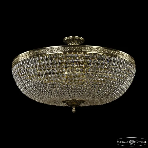 Люстра потолочная 19111/80IV GB C1 Bohemia Ivele Crystal прозрачная на 16 ламп, основание золотое в стиле классический sp